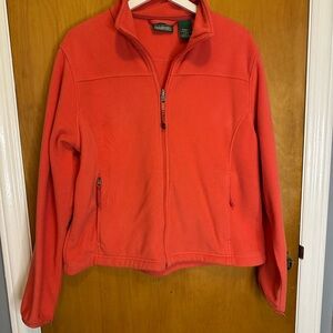 L.L. Bean Women's Vibrant Melon colored Utility Jacket